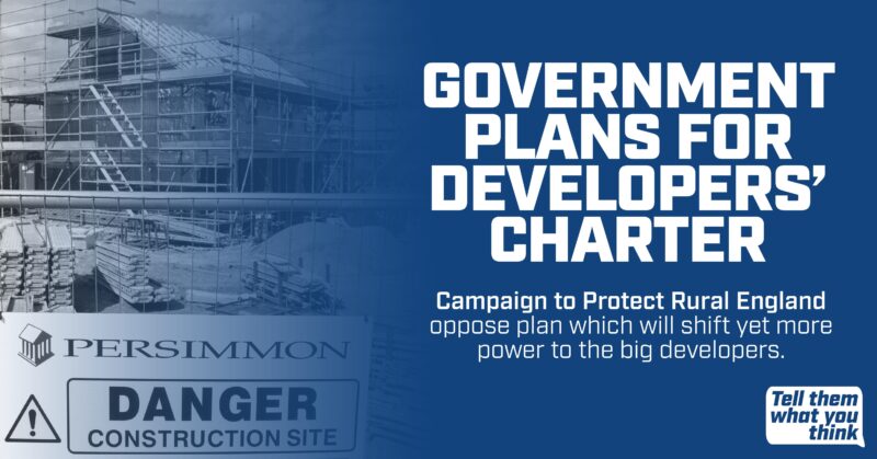 The Conservative government plans to transfer powers from councils and communities to developers in their new planning White Paper
